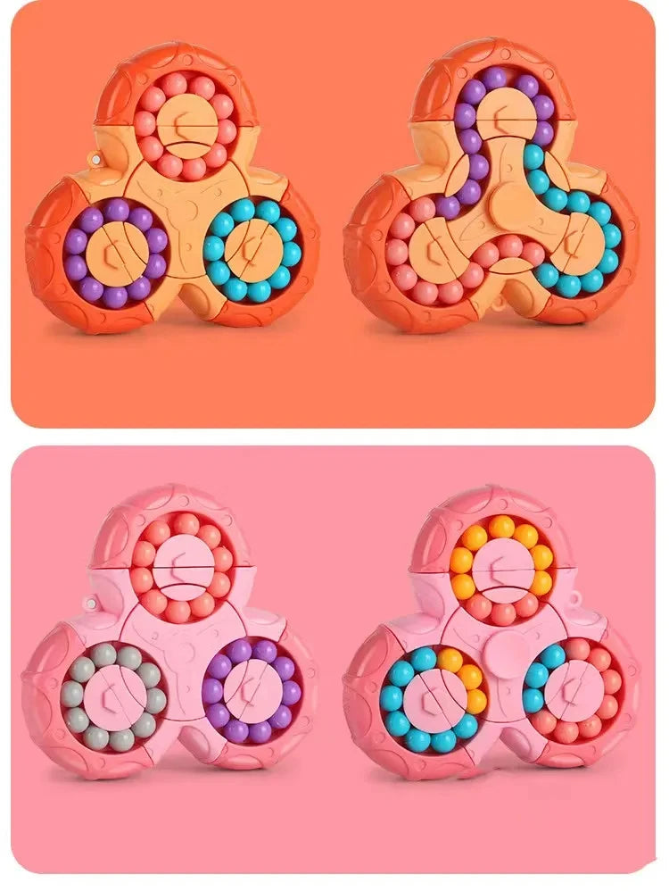 Sensory Fidget Cube Toy – Rotating Finger Skill Activity Toy for Kids
