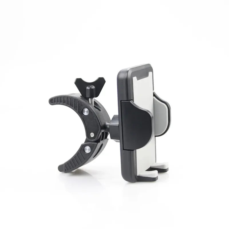 Multi-Functional Baby Stroller Accessory Universal Rotating Cell Phone Holder Automatic Adjustable Mount Bracket Children's Kids