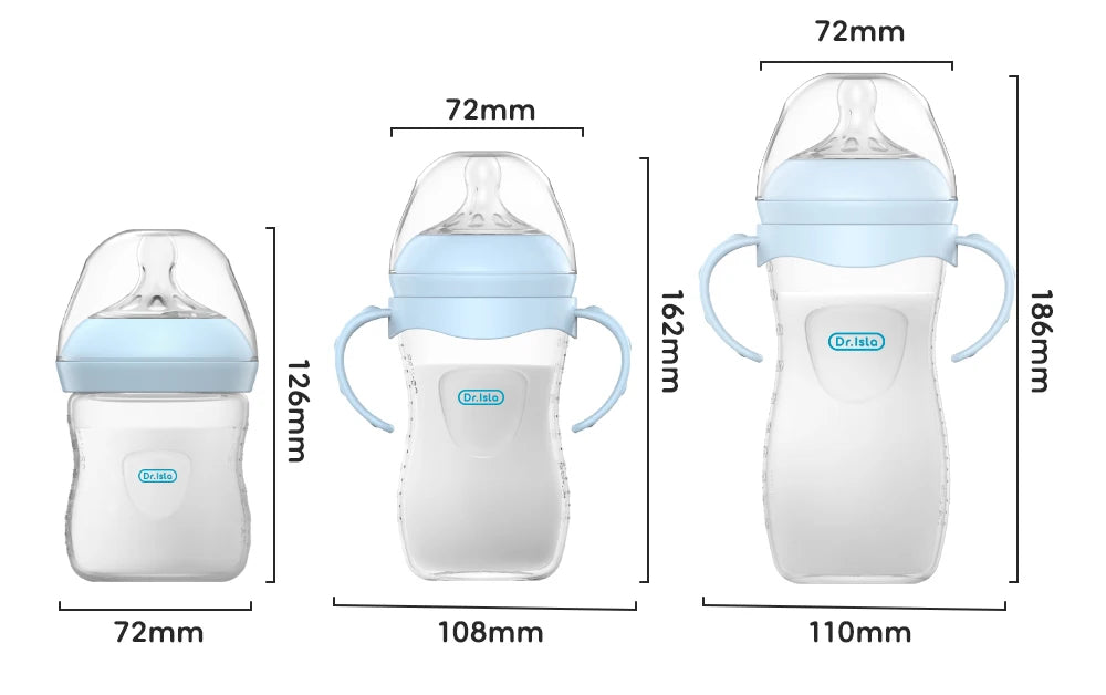 150/240/330ML Baby PP Bottle Newborn Baby Bottle with Handle Milk BottleFeeding  Baby Bottles Newborn Feeding Supplies