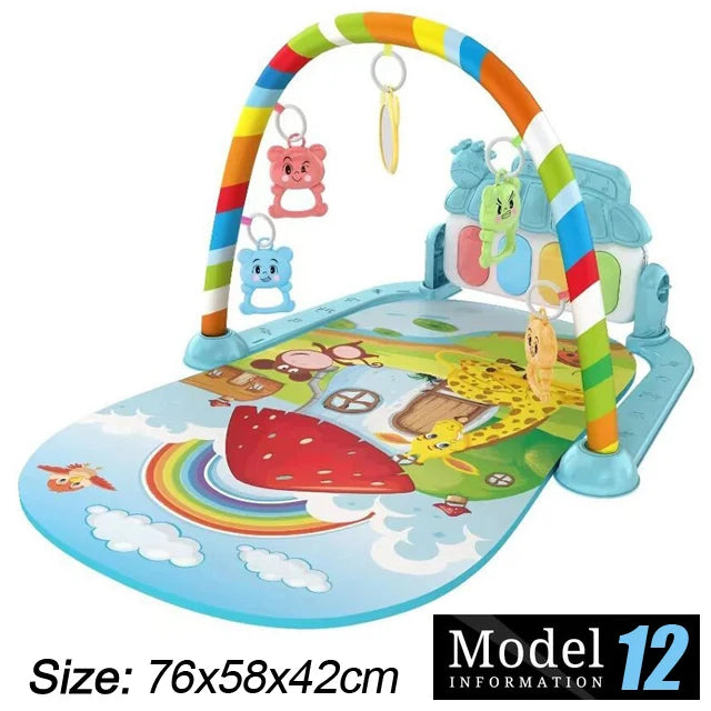 Baby Piano Play Mat & Activity Gym – Kick & Play Tummy Time Toy