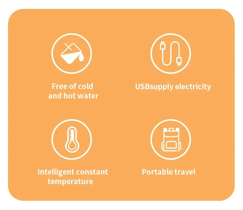 USB Milk Water Warmer Travel Stroller Insulated Bag Baby Nursing Bottle Heater Newborn Infant Portable Bottle Feeding Warmers