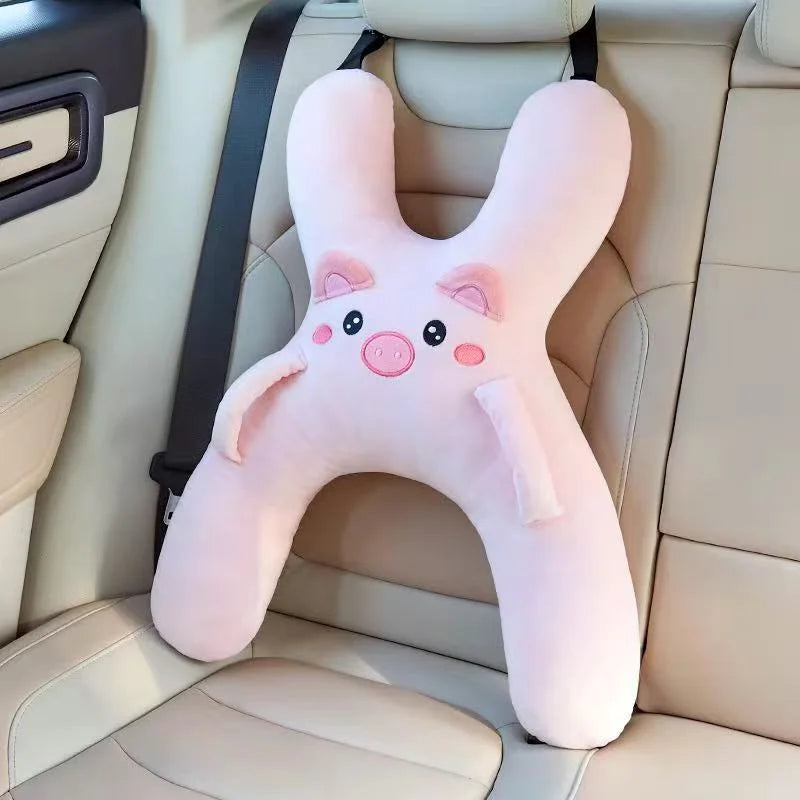 Kids Car Seat Belt Pillow Travel Neck Support