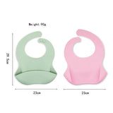 3D waterproof baby bib baby supplies cute cartoon animal print children's bib girl boy adjustable soft silicone bib baby feeding