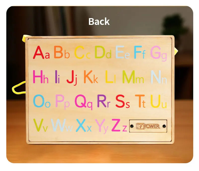 Kids Lights Busy Board Montessori Sensory Toys Switch LED Light Games Activity Board Thinking Education Baby Travel Toys 2-6year