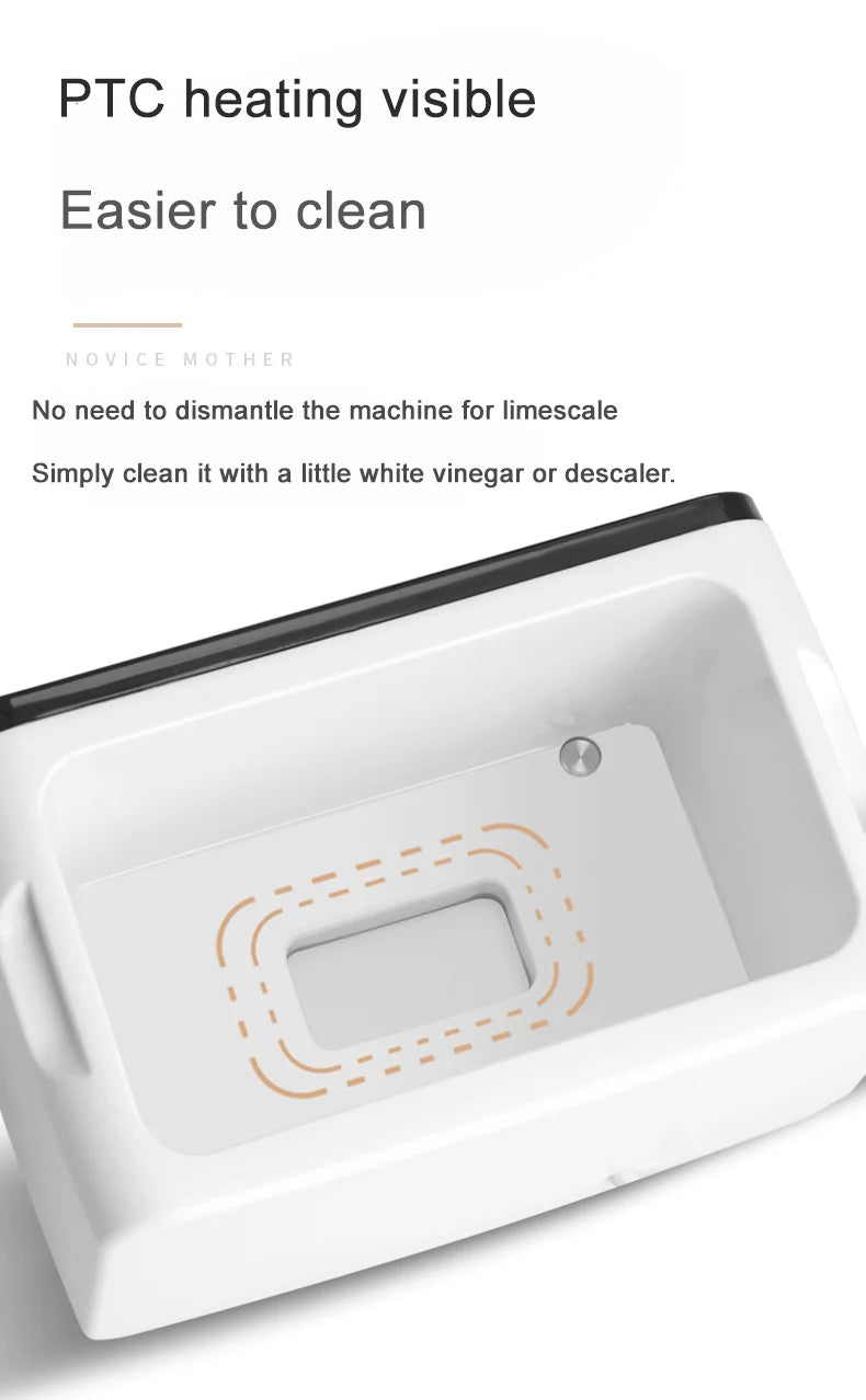 Multifunction Baby Bottle Warmer Newborn Babies Milk Double Nursing Bottle Heater Sterilizer with Accurate Temperature Control