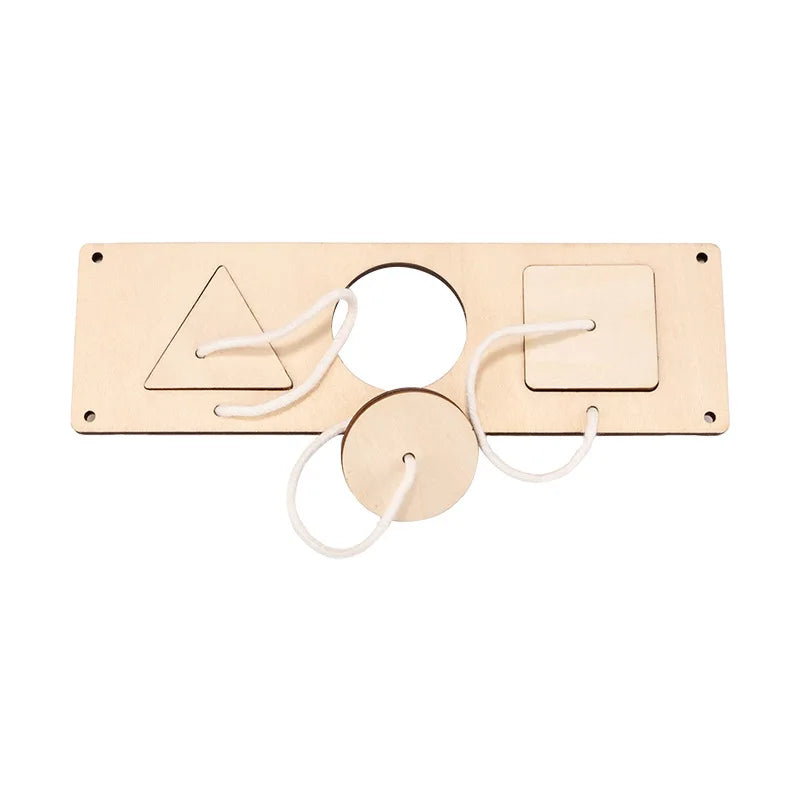 Montessori Wooden Busy Board Toy with Gears & Switches
