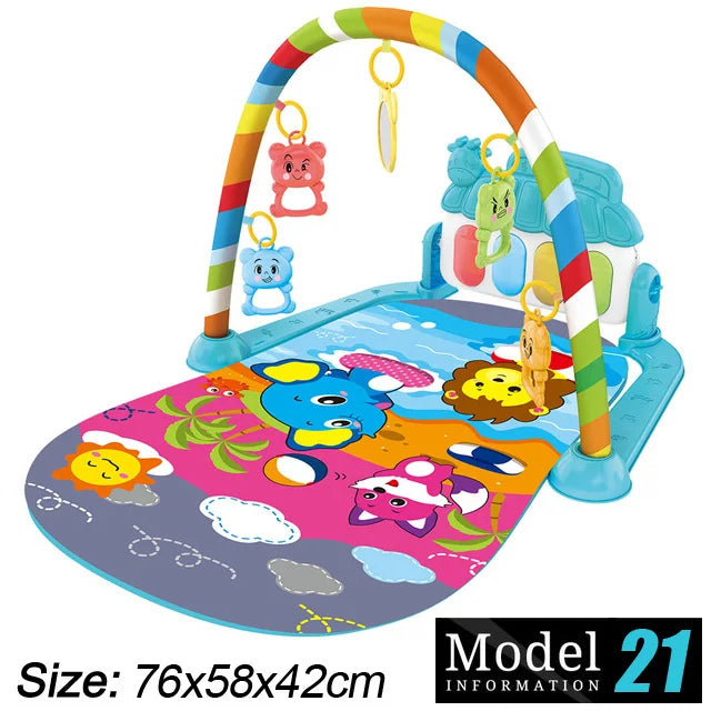 Baby Piano Play Mat & Activity Gym – Kick & Play Tummy Time Toy