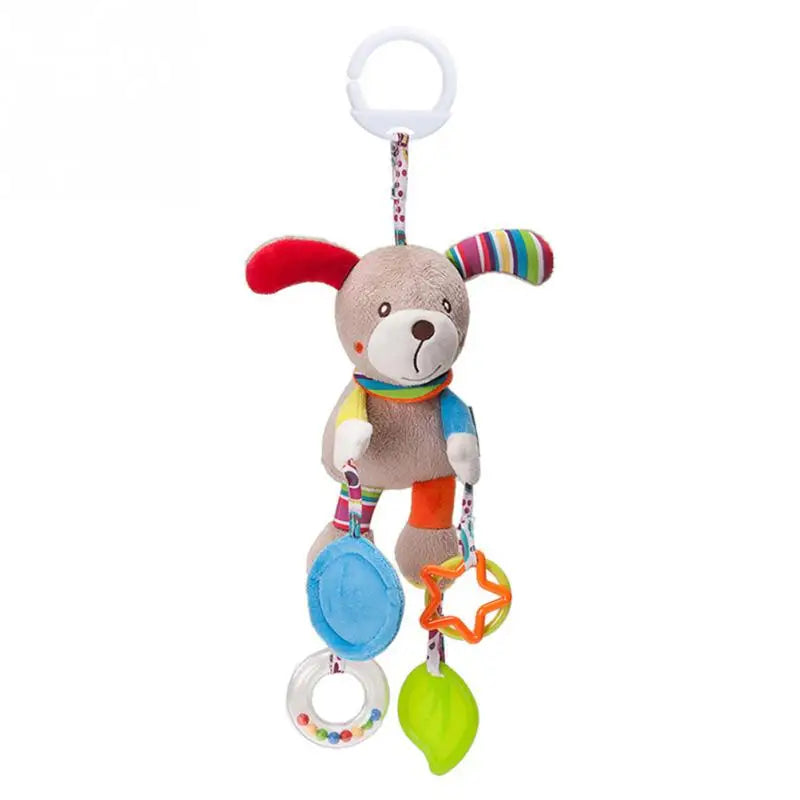 Baby Hanging Toys for 0 3 6 12 Months Rainbow Activity Plush Animal Stroller Toy for Baby Car Seat Crib Travel Sensory Baby Toy