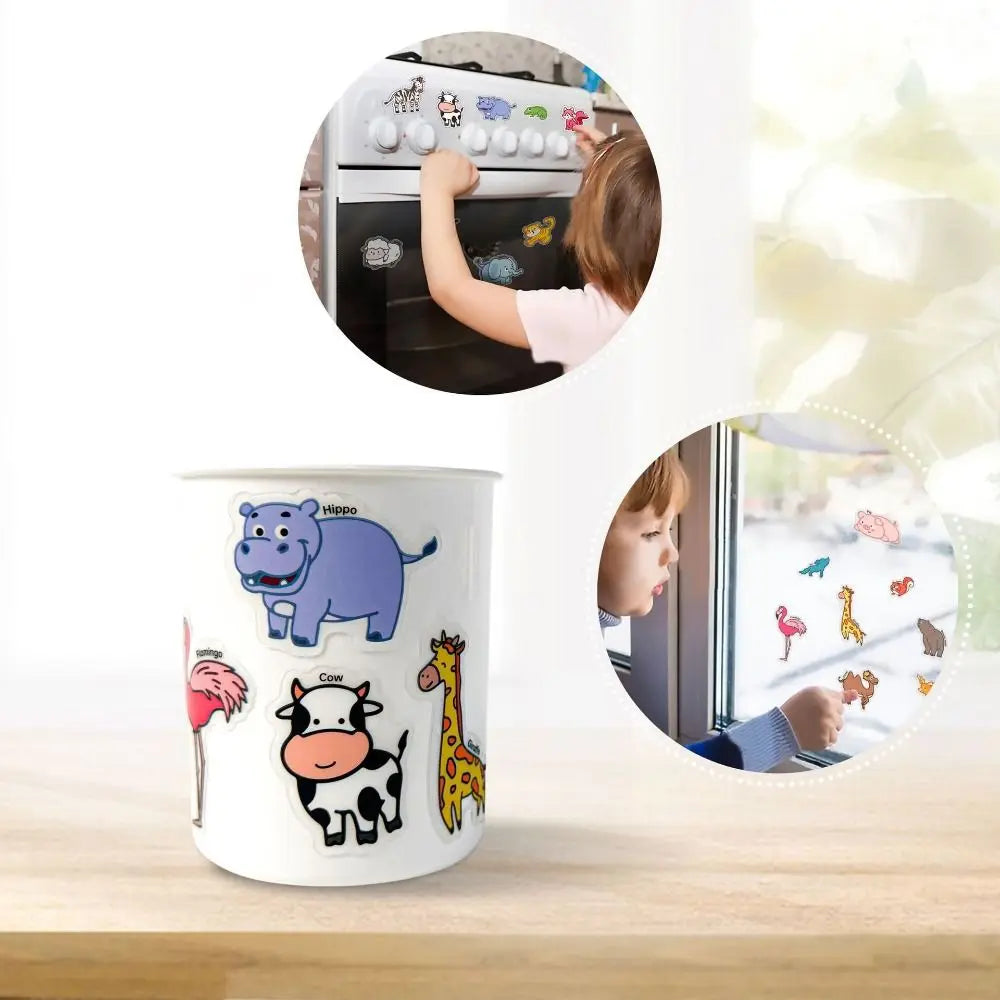 Reusable Jelly Sticker Book for Toddlers | Waterproof Travel Activity Toy