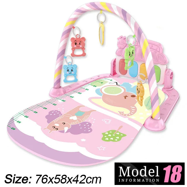 Baby Piano Play Mat & Activity Gym – Kick & Play Tummy Time Toy