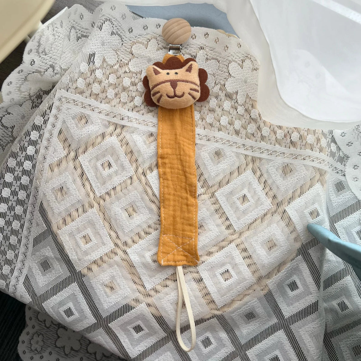 New Baby Pacifier Clip Chain Dummy Holder for Nipple Clip Newborn Cartoon Animal Nipple Chains Birthday Shower Gift for