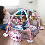 Baby Play Gym & Activity Mat – Tummy Time Playmat with Toys