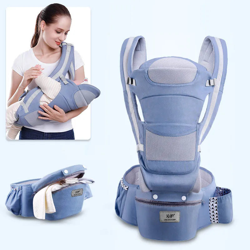 Ergonomic Baby Carrier with Hip Seat – Infant to Toddler Backpack