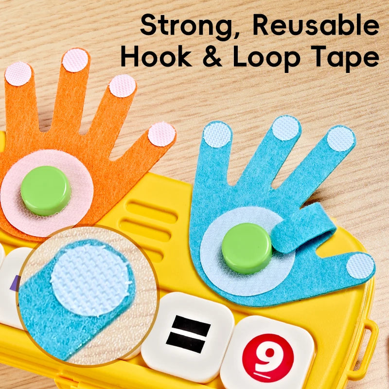 Montessori Math Learning Toy – Finger Counting & Number Recognition Game for Preschool & Early Learning
