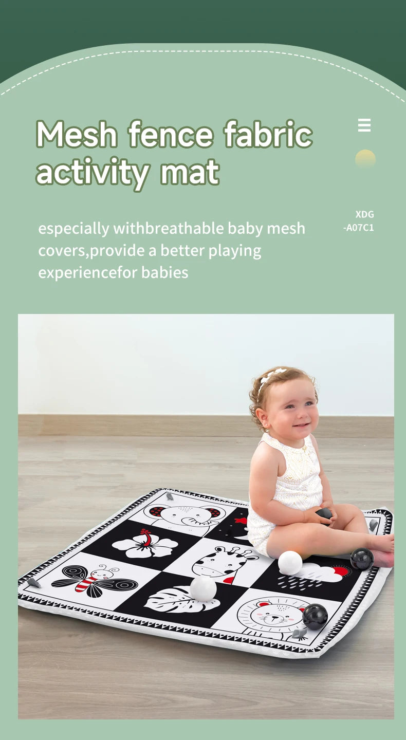 Baby Activity Gym Play Mat for Tummy Time | Infant Development Toy
