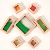 Wooden Rainbow Block Set | STEM Building Toy for Toddlers & Kids