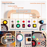 Kids Lights Busy Board Montessori Sensory Toys Switch LED Light Games Activity Board Thinking Education Baby Travel Toys 2-6year