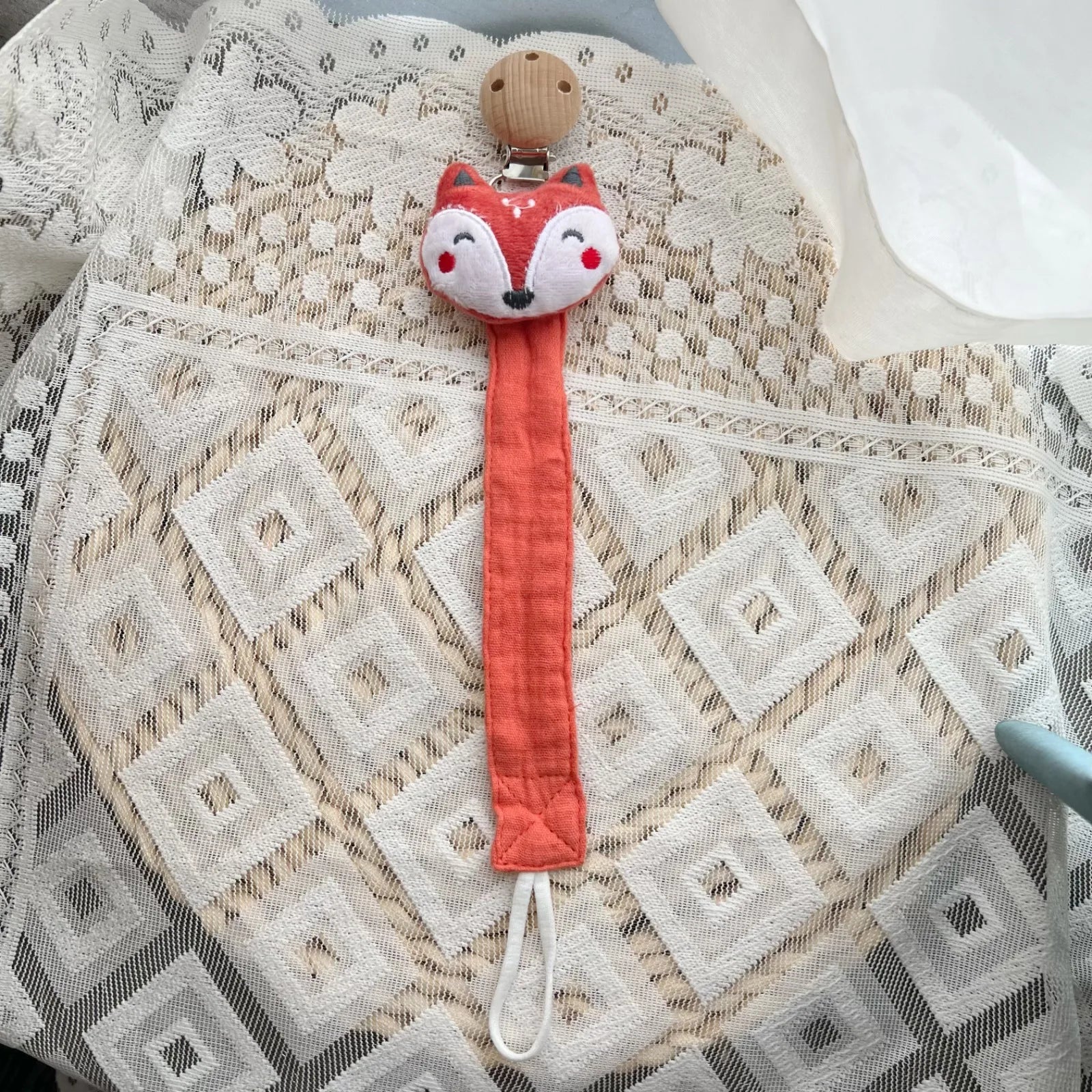 New Baby Pacifier Clip Chain Dummy Holder for Nipple Clip Newborn Cartoon Animal Nipple Chains Birthday Shower Gift for