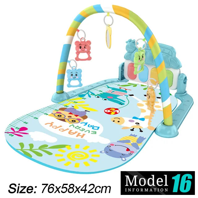 Baby Piano Play Mat & Activity Gym – Kick & Play Tummy Time Toy