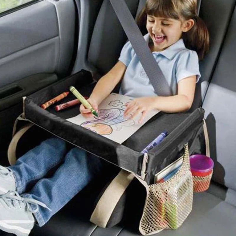 Car Seat Travel Tray for Toddlers – Snack & Activity Table for On-the-Go Play