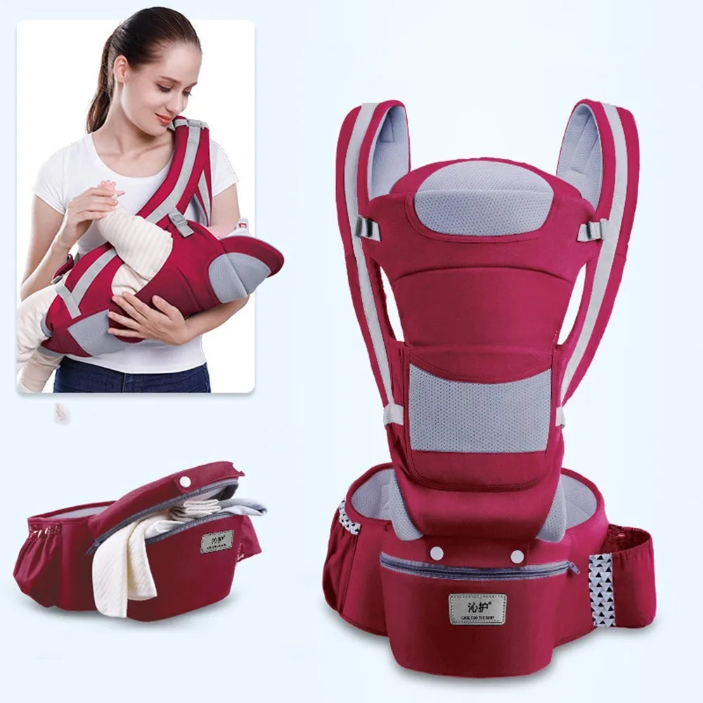Ergonomic Baby Carrier with Hip Seat – Infant to Toddler Backpack