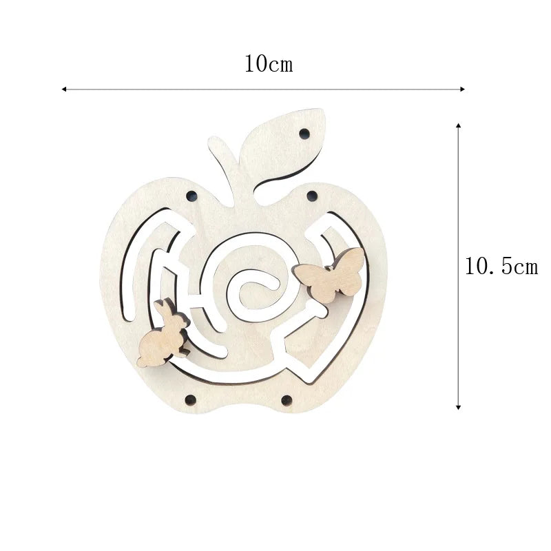 Montessori Wooden Busy Board Toy with Gears & Switches