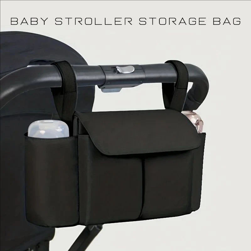 Baby stroller large capacity travel bag, bottle rack, baby stroller urine bag, baby stroller accessories