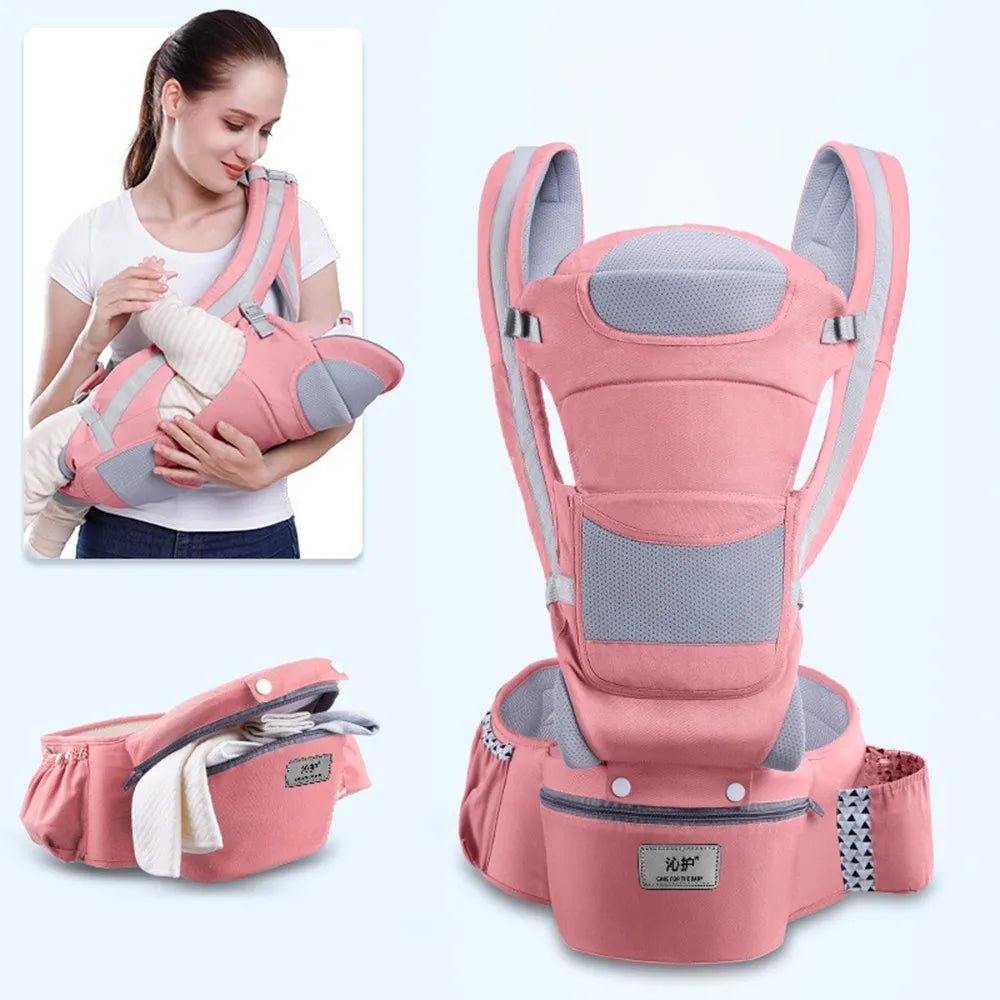 Ergonomic Baby Carrier with Hip Seat – Infant to Toddler Backpack