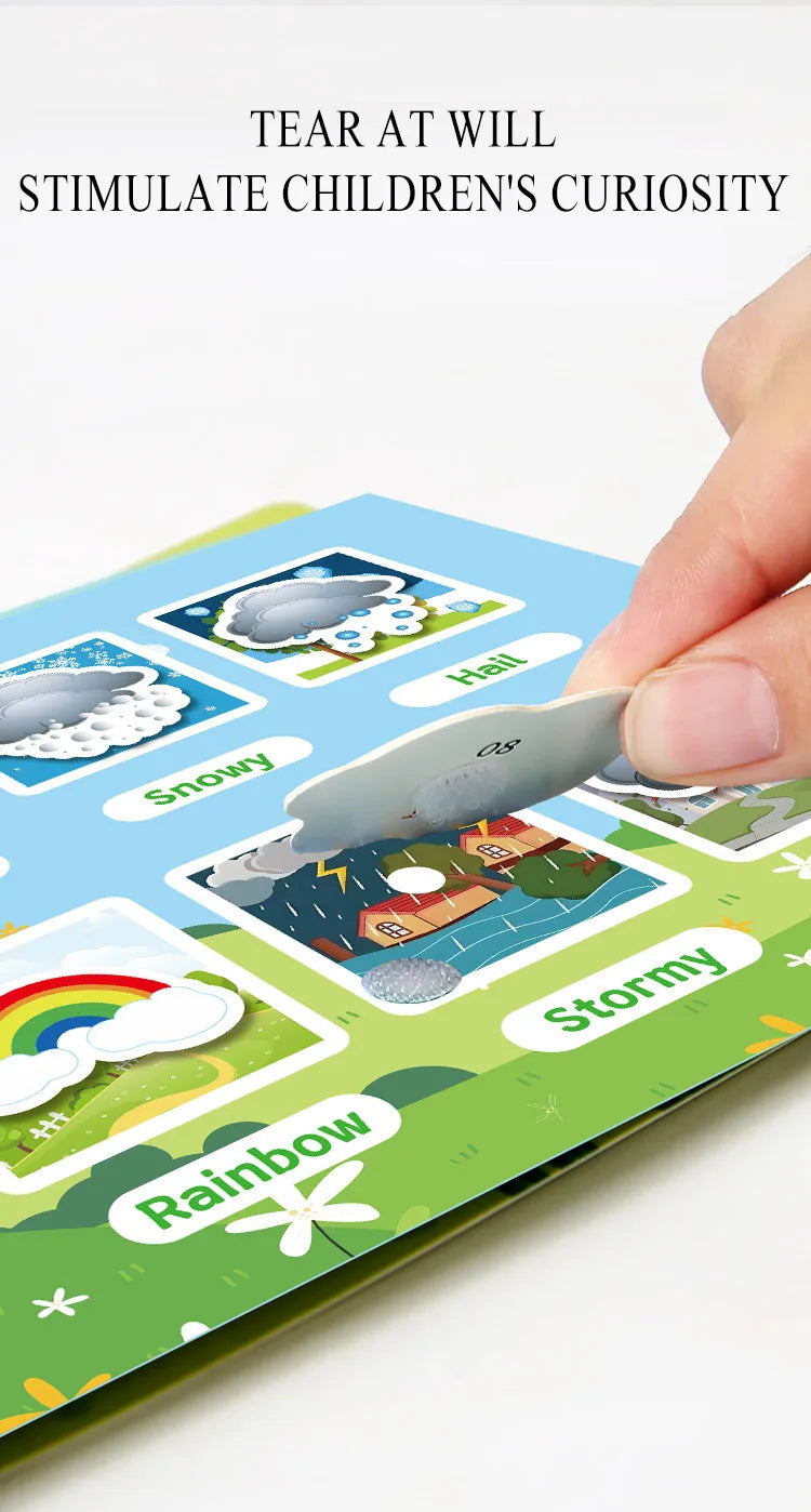 Montessori Busy Book for Toddlers – Reusable Matching Activity Toy