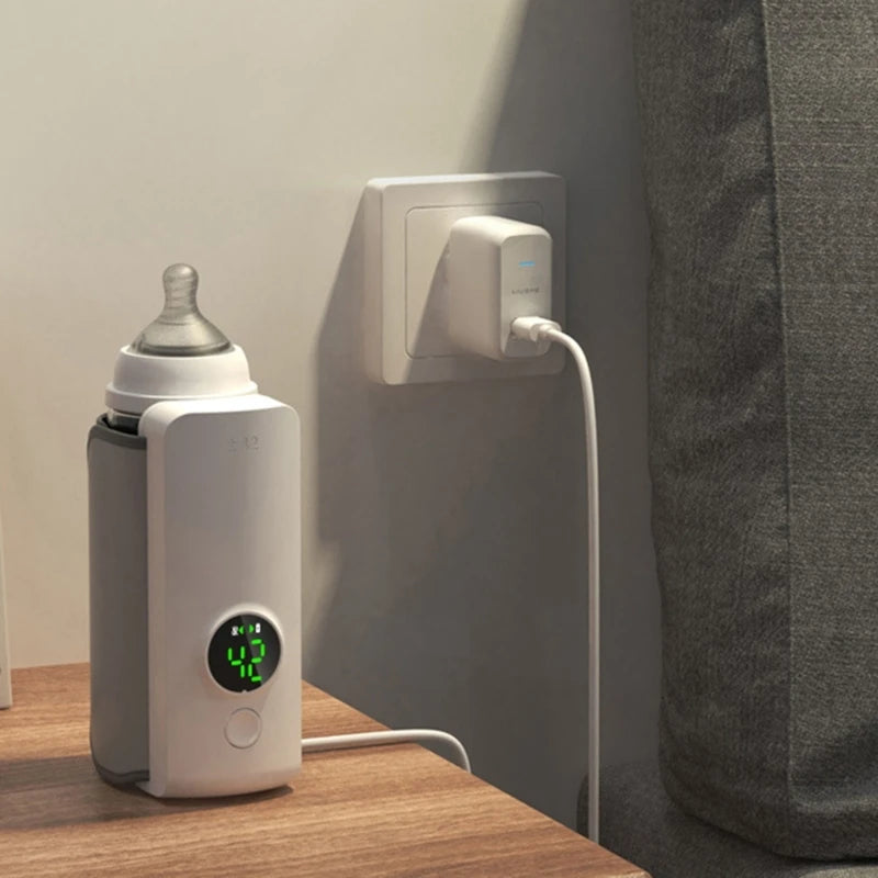 Cordless Portable Baby Bottle Warmer Convenient Travel Essential for Parents