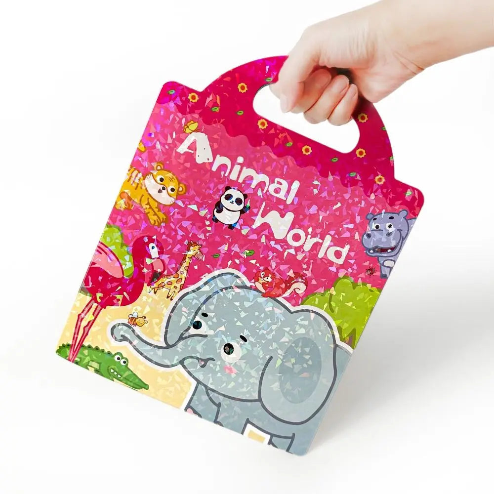 Reusable Jelly Sticker Book for Toddlers | Waterproof Travel Activity Toy