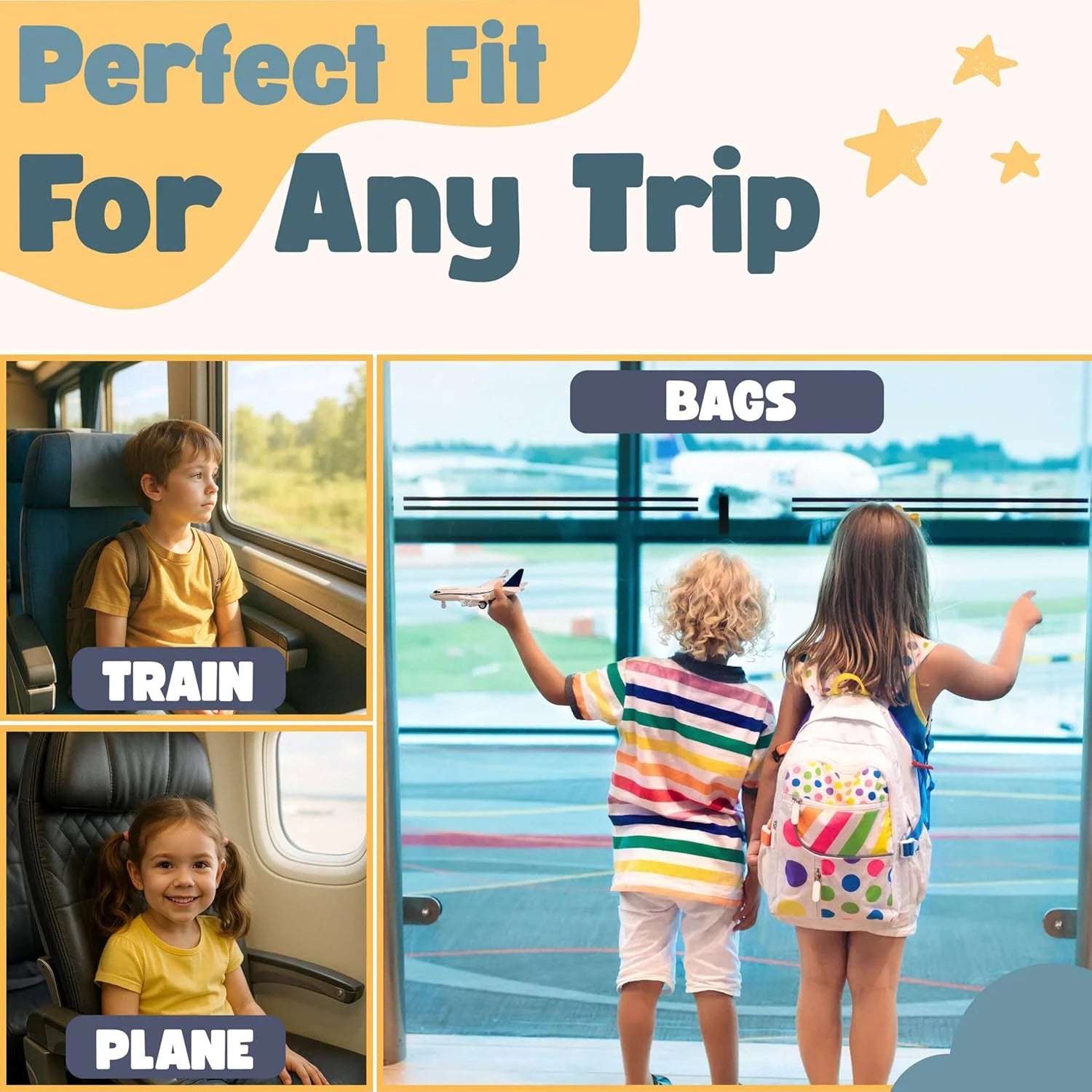 Kids Car Seat Belt Pillow Travel Neck Support