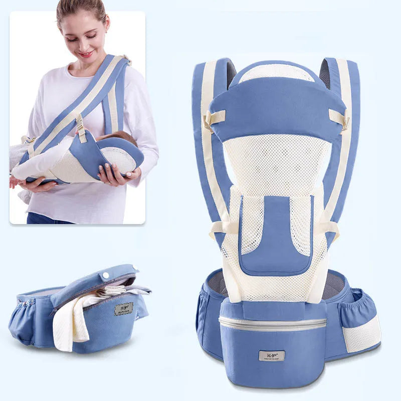Ergonomic Baby Carrier with Hip Seat – Infant to Toddler Backpack