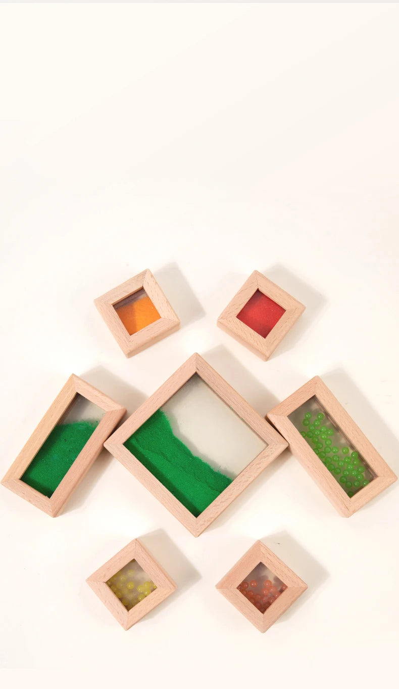 Wooden Rainbow Block Set | STEM Building Toy for Toddlers & Kids
