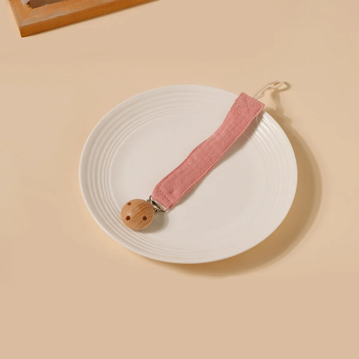 Baby Cute Printing Pacifier Clip Kid Beech Clip Cotton Holder Chain Nipple Bracket Holder For Newborn Gift Kids Toy Dummy Clip