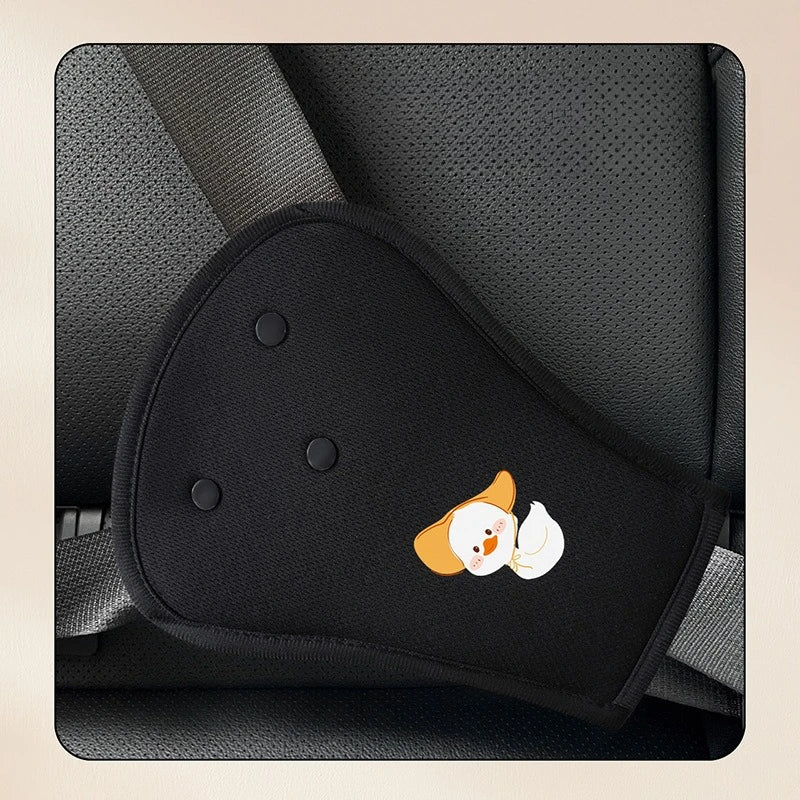 Kids Car Safety Belt Adjuster Anti-Pinch Neck Great Belly Protector Car Seat Accessories Cartoon Car Seat Belt Protectors