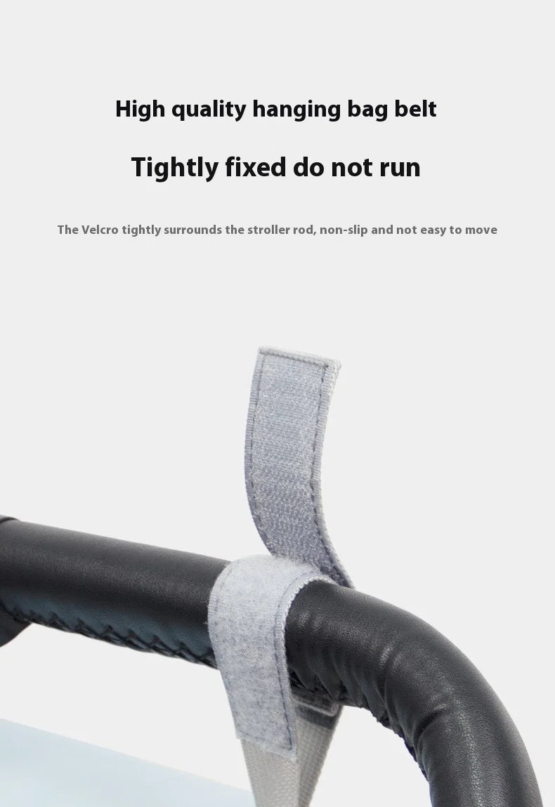 Baby stroller large capacity travel bag, bottle rack, baby stroller urine bag, baby stroller accessories