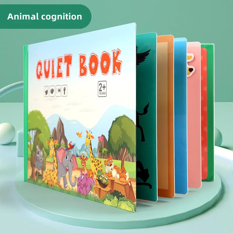 Quiet Book Magic Sticker Toy Baby Educational Montessori Early Education Children Enlightenment Cognitive Material Package