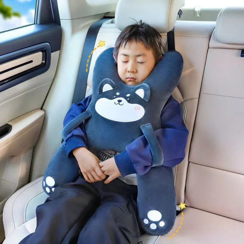 Kids Car Seat Belt Pillow Travel Neck Support