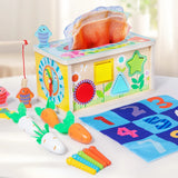 Montessori Baby Tissue Box Toy – Sensory Pulling Toy for Fine Motor Skills