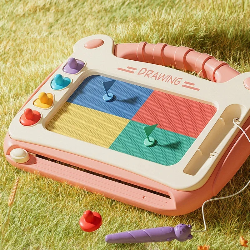 Cartoon Drawing Board Baby Puzzle Magnetic Writing Board Toy Graffiti Magnetic Drawing Board Montessori Toy for Children Gift