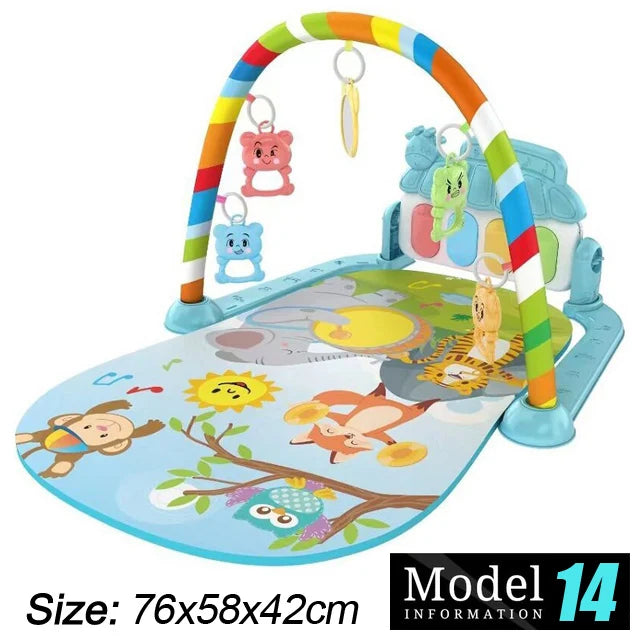 Baby Piano Play Mat & Activity Gym – Kick & Play Tummy Time Toy
