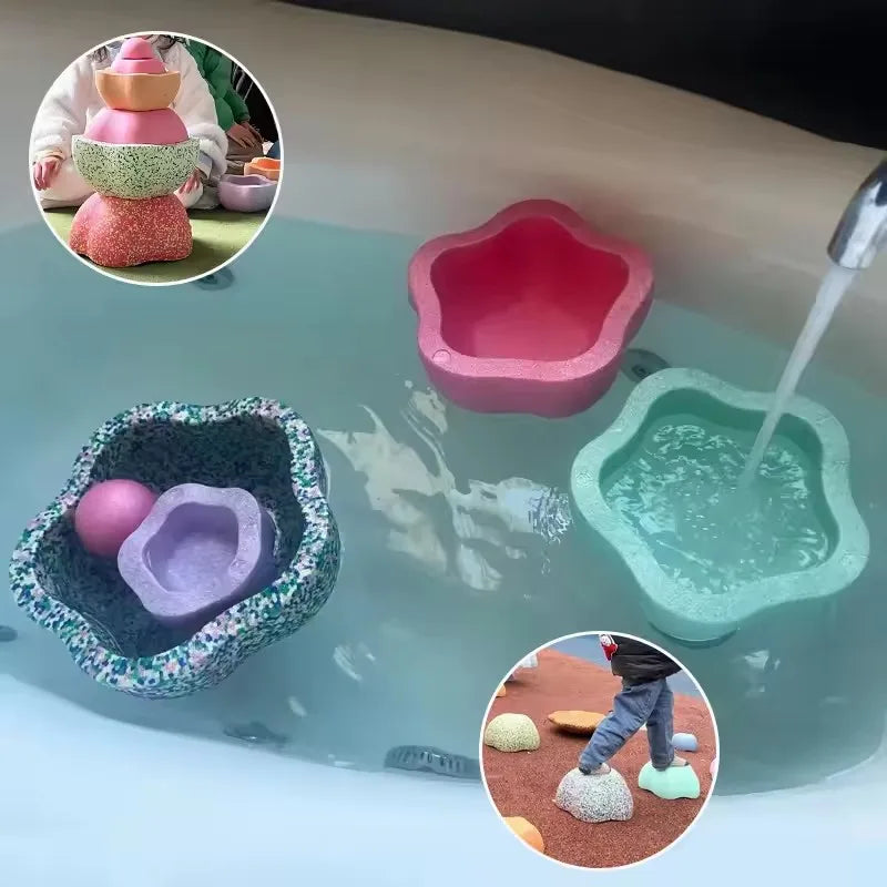 Kids Balance Stepping Stones Set | Sensory Motor Skill Toy for Toddlers