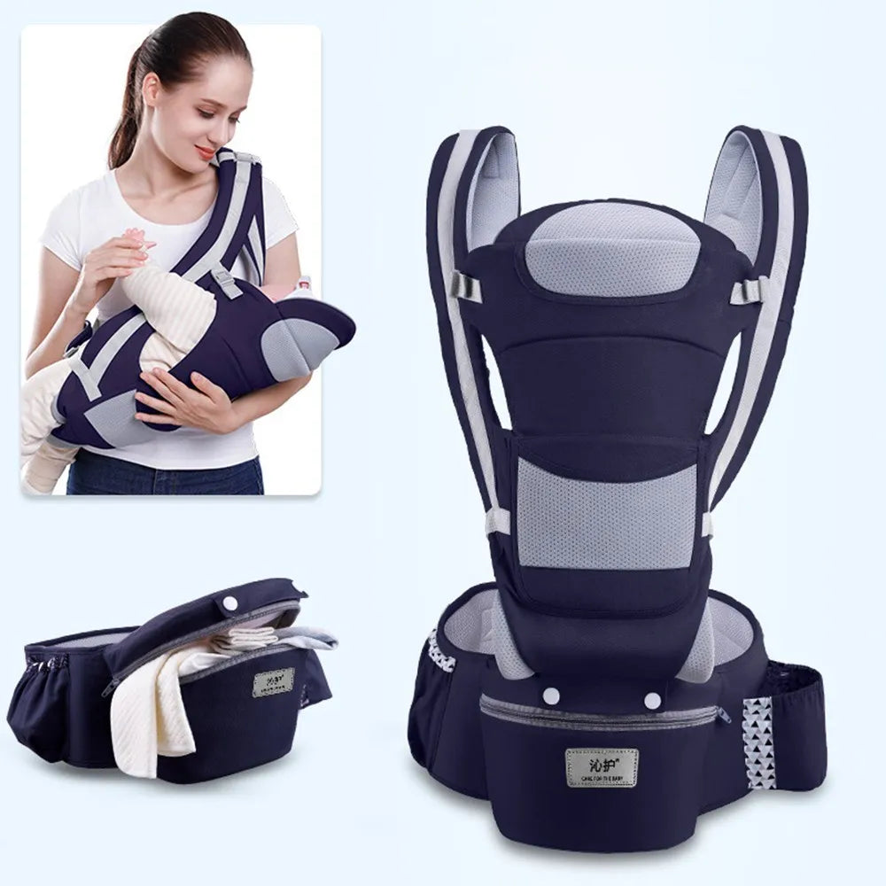 Ergonomic Baby Carrier with Hip Seat – Infant to Toddler Backpack