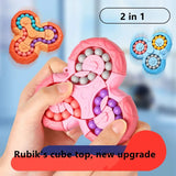 Sensory Fidget Cube Toy – Rotating Finger Skill Activity Toy for Kids