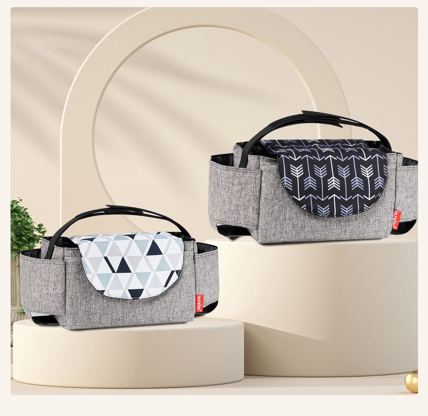 Insular Diaper Bag Baby Milk Bottle Insulation Bags Mummy Storage Bag For Baby Stuff Collection Stroller Accessories Baby Care