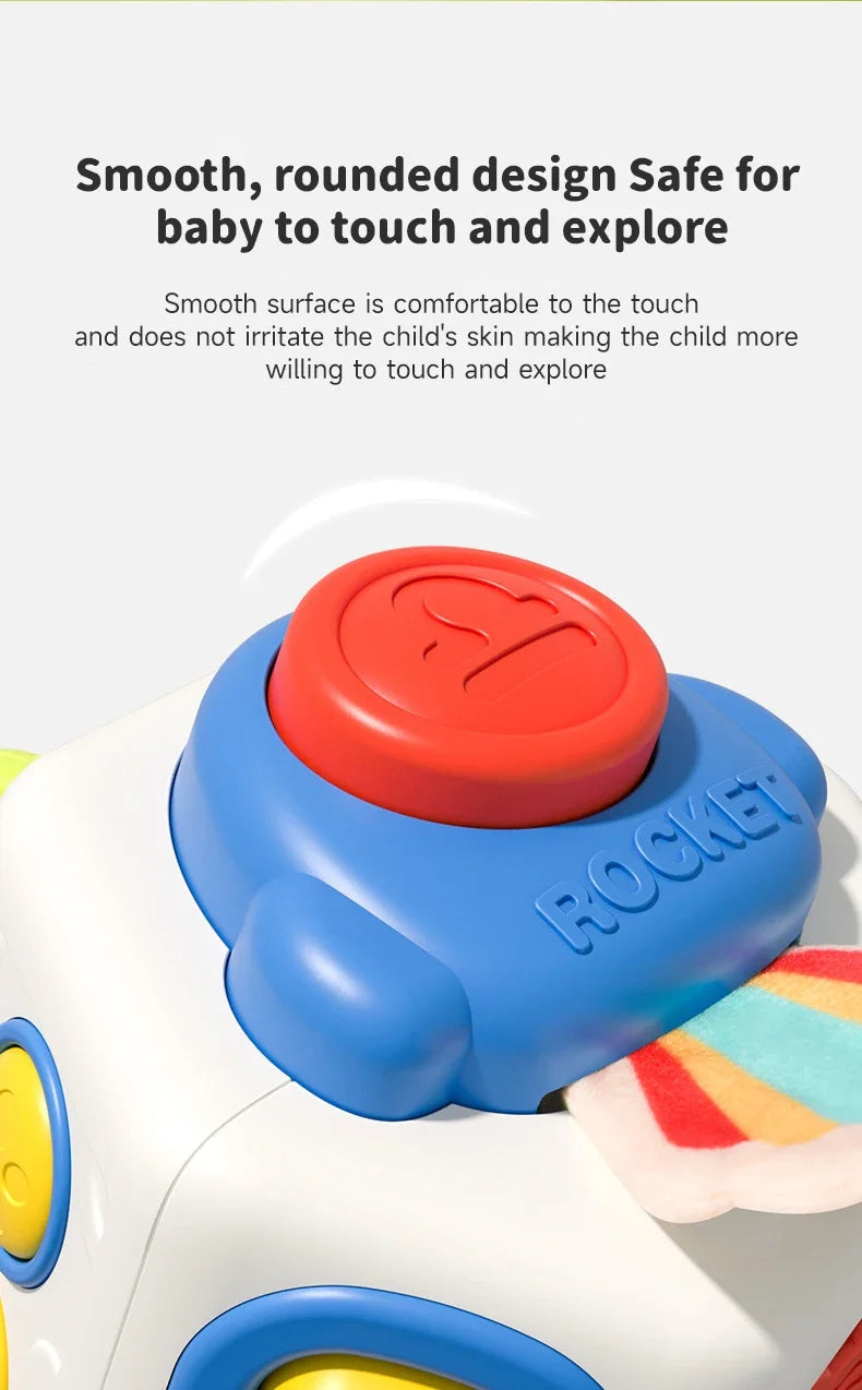 Montessori Busy Cube for Toddlers | Sensory Fidget Activity Travel Toy