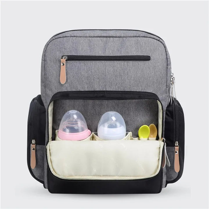 LAND Mommy Diaper Bags Landuo Mother Large Capacity Travel Nappy Backpacks with  Changing Mat Convenient Baby Nursing Bags