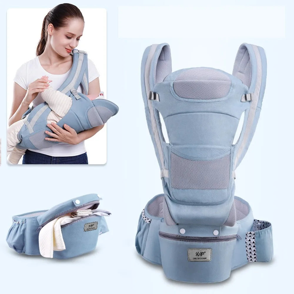 Ergonomic Baby Carrier with Hip Seat – Infant to Toddler Backpack