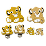 1/3/10pcs The Lion King Silicone Pacifier Clip Pacifier Chain Holder Soother Nursing Clips BPA Free Pacifier Chain Accessories